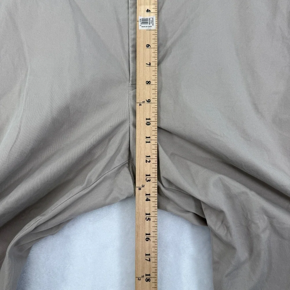 Polo Ralph Lauren Pants Mens 40x32 (38x28) Beige Stretch Straight Fit Casual